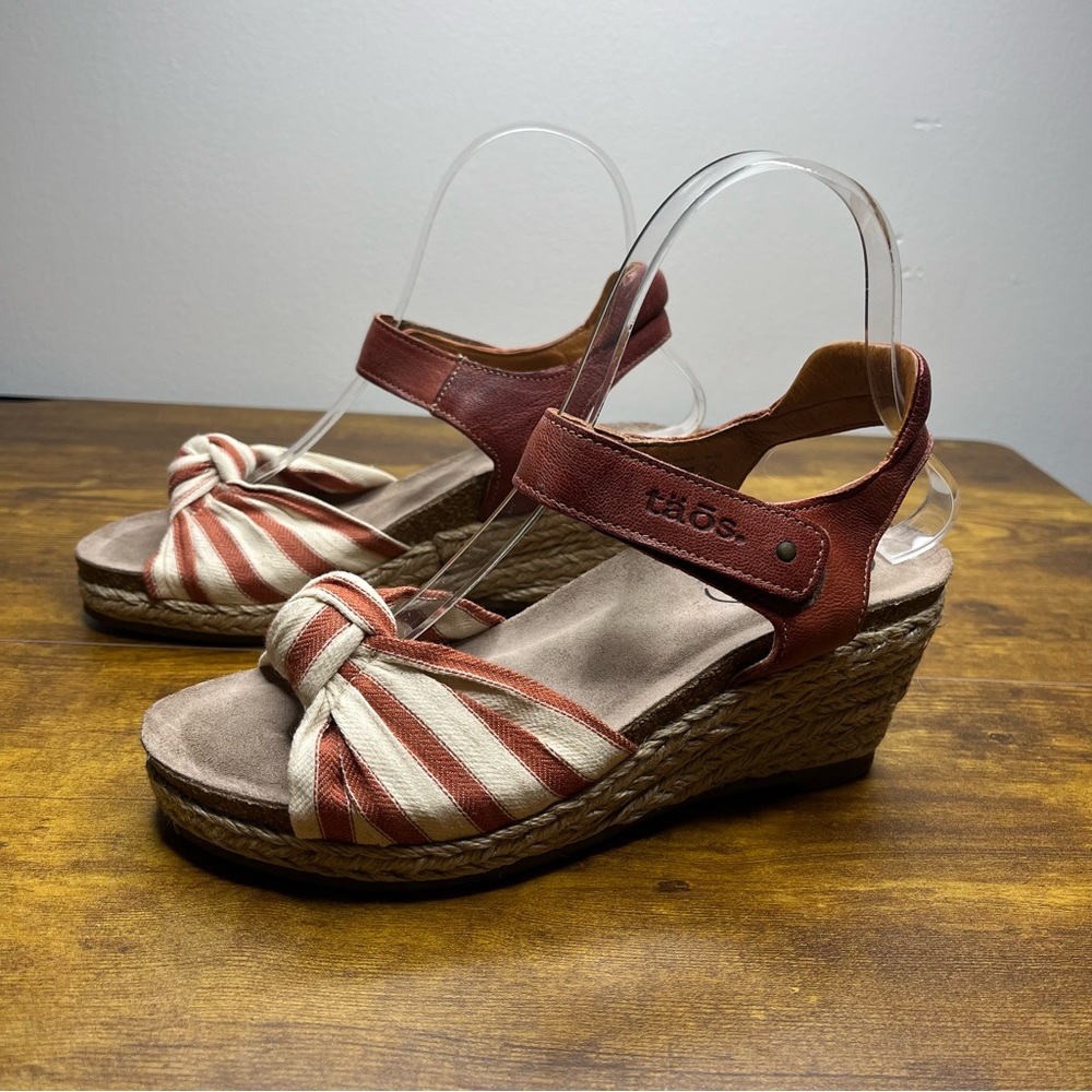 Taos Espadrille Bow Wedge Sandal